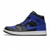 Air Jordan 1 Mid Hyper Royal Tumbled Leather