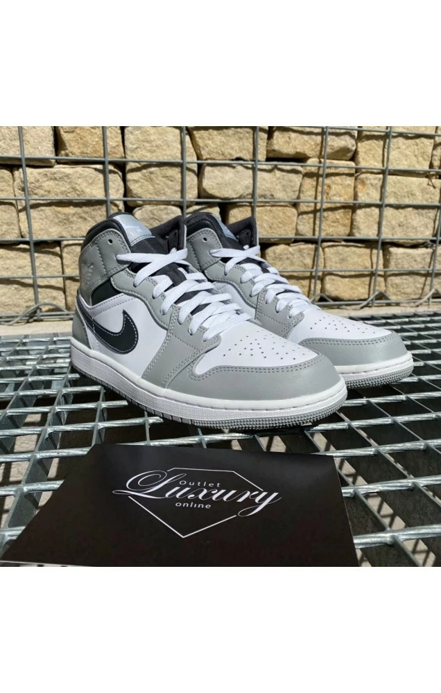Air Jordan 1 Mid Light Smoke Grey Anthracite 2 Air Jordan 1 Mid Light Smoke Grey Anthracite – Bild 2