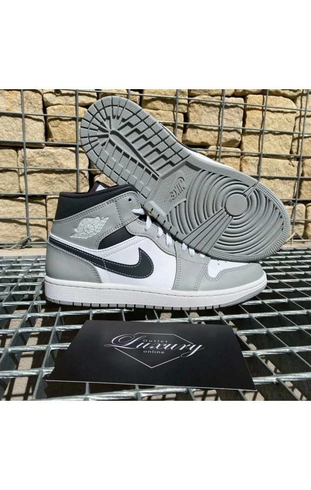 Air Jordan 1 Mid Light Smoke Grey Anthracite 3 Air Jordan 1 Mid Light Smoke Grey Anthracite – Bild 3