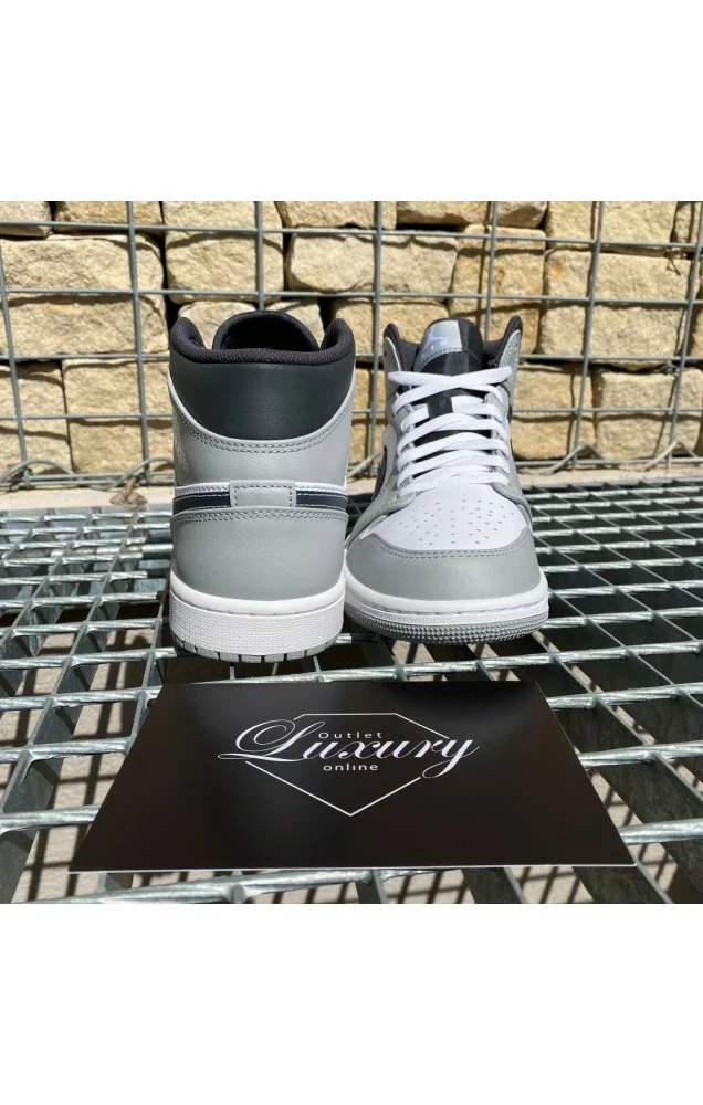 Air Jordan 1 Mid Light Smoke Grey Anthracite 4 Air Jordan 1 Mid Light Smoke Grey Anthracite – Bild 4