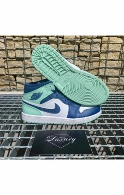 Air Jordan 1 Mid Mystic Navy Mint Foam -MIKINY Prodejní prodejna air jordan 1 mid mystic navy mint foam 2