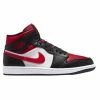 Air Jordan 1 Mid White Black Red