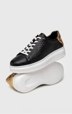 Black Gold Pánské Černé Tenisky Upscale 11 Black Gold Pánské Černé Tenisky Upscale -MIKINY Prodejní prodejna black gold upscale sneakers 5