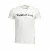 Calvin Klein Jeans Pánské Bílé Tričko