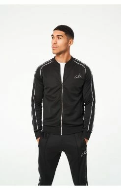 Couture Club Piped Detail Regular Fit Bomber Jacket