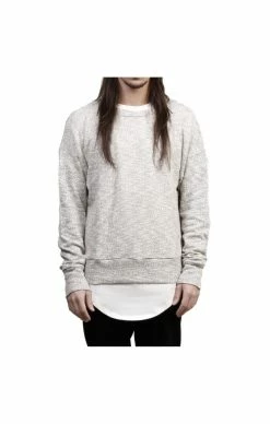 Favela Light Grey Overknit Sweater