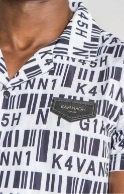 Gianni Kavanagh Košile Čárový Kód -MIKINY Prodejní prodejna gianni kavanagh barcode hawaiian shirt 2