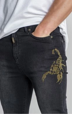 Gianni Kavanagh Pánské Černé Skinny Jeany Astral 7 Gianni Kavanagh Pánské Černé Skinny Jeany Astral -MIKINY Prodejní prodejna gianni kavanagh black astral skinny jeans 1