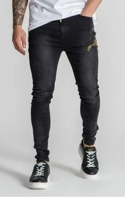 Gianni Kavanagh Pánské Černé Skinny Jeany Astral 8 Gianni Kavanagh Pánské Černé Skinny Jeany Astral -MIKINY Prodejní prodejna gianni kavanagh black astral skinny jeans 2