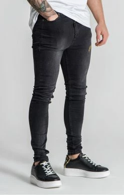 Gianni Kavanagh Pánské Černé Skinny Jeany Astral 9 Gianni Kavanagh Pánské Černé Skinny Jeany Astral -MIKINY Prodejní prodejna gianni kavanagh black astral skinny jeans 3