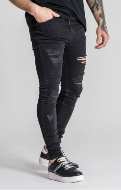 Gianni Kavanagh Pánské Černé Skinny Jeany Camden 5 Gianni Kavanagh Pánské Černé Skinny Jeany Camden -MIKINY Prodejní prodejna gianni kavanagh black camden skinny jeans 1
