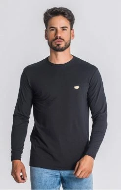 Gianni Kavanagh Black Core Long Sleeve Medal Tee