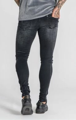 Gianni Kavanagh Černé Pánské Jeany 8 Gianni Kavanagh Černé Pánské Jeany -MIKINY Prodejní prodejna gianni kavanagh black destiny jeans 2