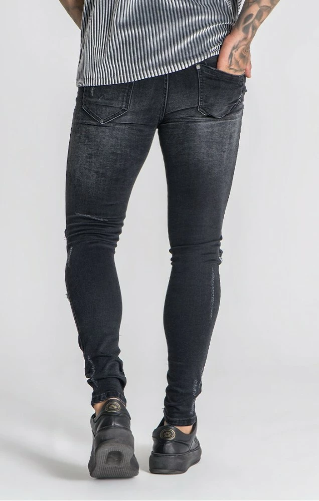 Gianni Kavanagh Černé Pánské Jeany 3 Gianni Kavanagh Černé Pánské Jeany – Bild 3