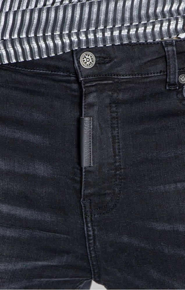 Gianni Kavanagh Černé Pánské Jeany 5 Gianni Kavanagh Černé Pánské Jeany – Bild 5