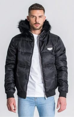 Gianni Kavanagh Pánská Černá Zimní Bunda Dublin