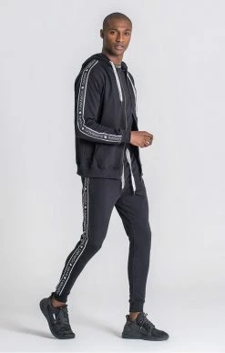 Gianni Kavanagh Černá Mikina Na Zip -MIKINY Prodejní prodejna gianni kavanagh black id jacket 3