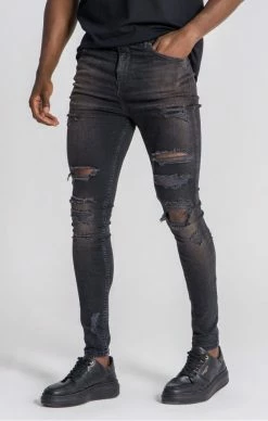 Gianni Kavanagh Černé Jeany Pro Muže