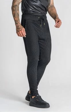 Gianni Kavanagh Černé Pánské Kalhoty -MIKINY Prodejní prodejna gianni kavanagh black no sleep trousers 3