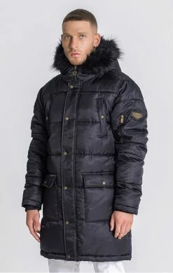 Gianni Kavanagh Pánská Černá Parka