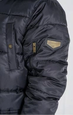 Gianni Kavanagh Pánská Černá Parka -MIKINY Prodejní prodejna gianni kavanagh black st moritz coat 3