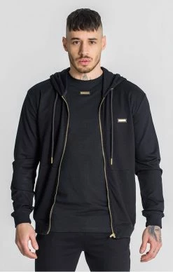 Gianni Kavanagh Pánská Černá Mikina Na Zip Sublime