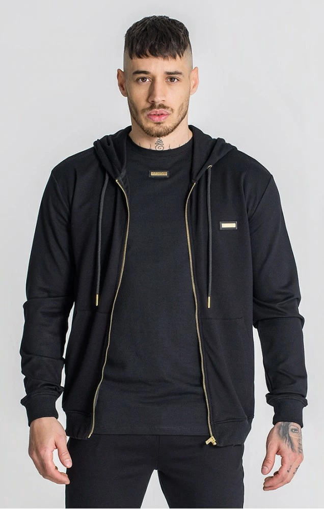 Gianni Kavanagh Pánská Černá Mikina Na Zip Sublime 1 Gianni Kavanagh Pánská Černá Mikina Na Zip Sublime