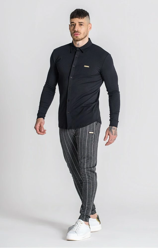 Gianni Kavanagh Černá Pánská Košile Sublime 3 Gianni Kavanagh Černá Pánská Košile Sublime – Bild 3