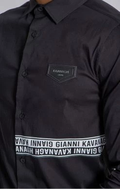 Gianni Kavanagh Černá Košile -MIKINY Prodejní prodejna gianni kavanagh black yin yang shirt 1
