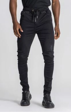 Gianni Kavanagh Černé Pánské Jeany 8 Gianni Kavanagh Černé Pánské Jeany -MIKINY Prodejní prodejna gianni kavanagh black yin yang skinny jeans 2