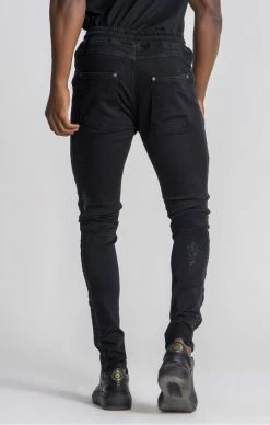 Gianni Kavanagh Černé Pánské Jeany 10 Gianni Kavanagh Černé Pánské Jeany -MIKINY Prodejní prodejna gianni kavanagh black yin yang skinny jeans 4