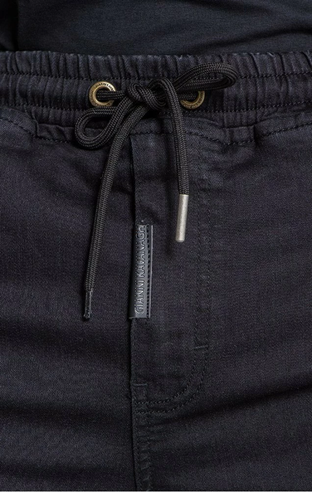 Gianni Kavanagh Černé Pánské Jeany 6 Gianni Kavanagh Černé Pánské Jeany – Bild 6