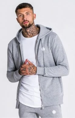 Gianni Kavanagh Core Grey Jersey Tracksuit Jacket