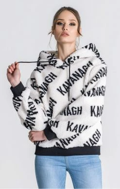 Gianni Kavanagh Dámská Bílá Mikina Queens Sherpa