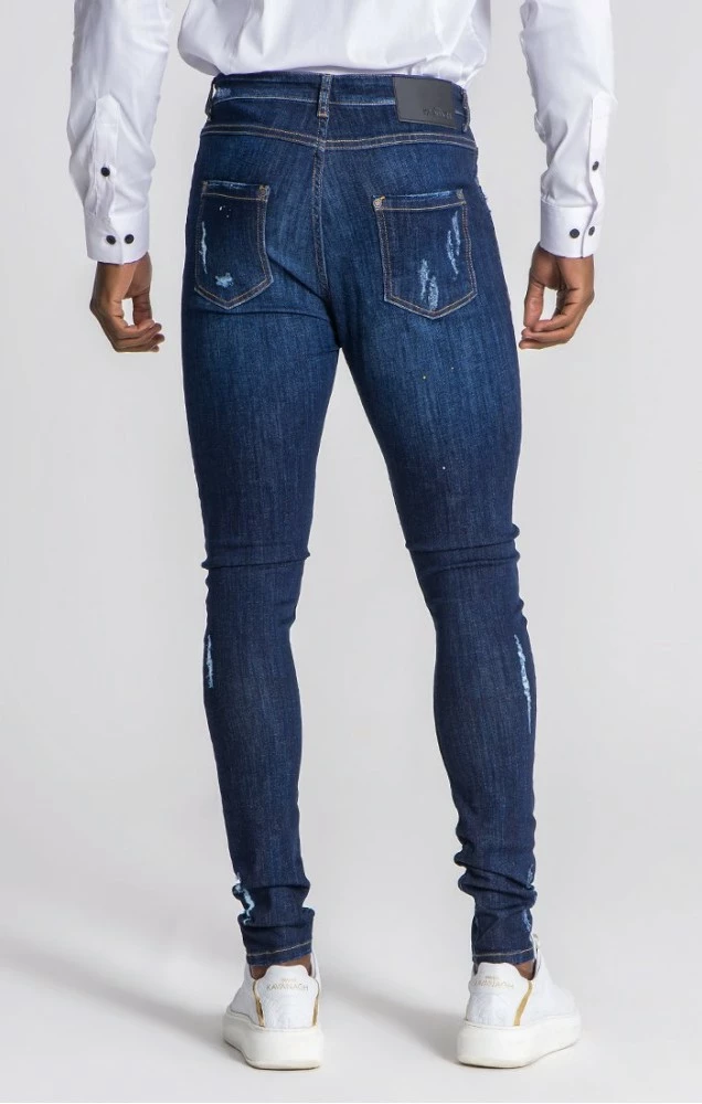 Gianni Kavanagh TmavoModré Jeany Pro Muže 5 Gianni Kavanagh TmavoModré Jeany Pro Muže – Bild 5