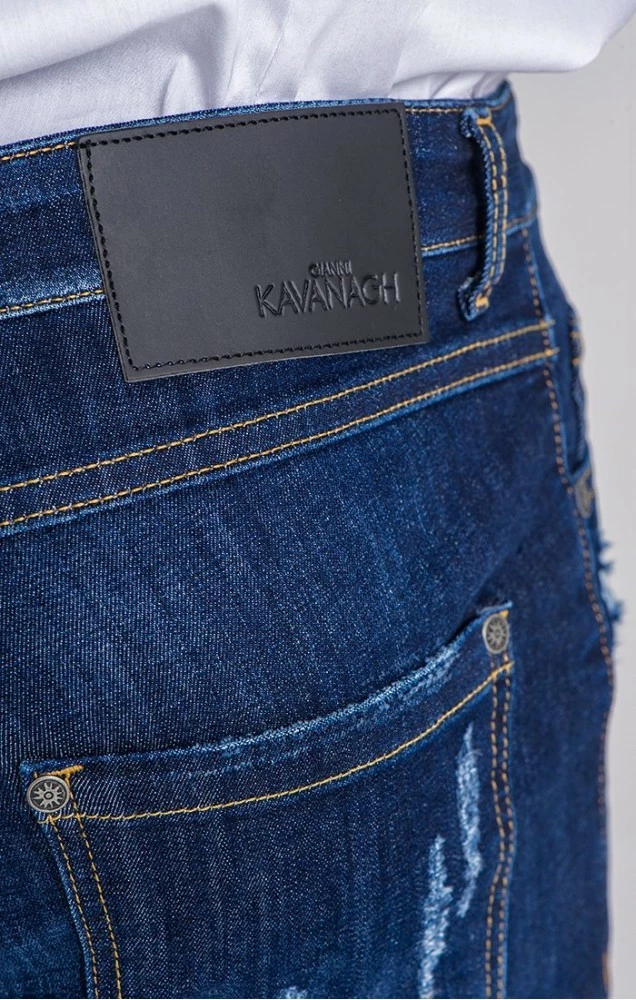 Gianni Kavanagh TmavoModré Jeany Pro Muže 6 Gianni Kavanagh TmavoModré Jeany Pro Muže – Bild 6