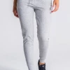 Gianni Kavanagh Grey Melange Joggers With GK White Embroidery