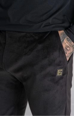 Gianni Kavanagh Pánské Černé Semišové Tepláky Hot 8 Gianni Kavanagh Pánské Černé Semišové Tepláky Hot -MIKINY Prodejní prodejna gianni kavanagh grey that s hot joggers 8