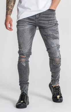 Gianni Kavanagh Grey Torsion Skinny Jeans