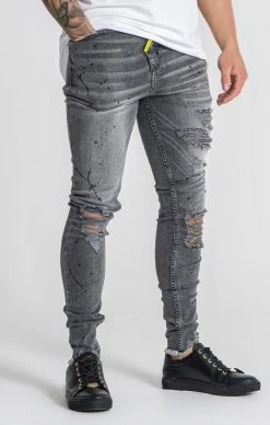 Gianni Kavanagh Grey Torsion Skinny Jeans -MIKINY Prodejní prodejna gianni kavanagh grey torsion skinny jeans 4
