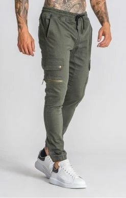 Gianni Kavanagh Khaki Regular Fit Cargo Pants -MIKINY Prodejní prodejna gianni kavanagh khaki regular fit cargo pants 2