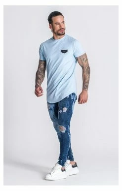 Gianni Kavanagh SvětleModré Triko Core -MIKINY Prodejní prodejna gianni kavanagh light blue core tee 2