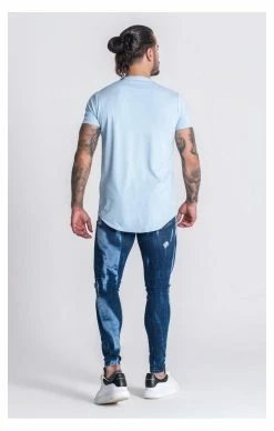 Gianni Kavanagh SvětleModré Triko Core -MIKINY Prodejní prodejna gianni kavanagh light blue core tee 3