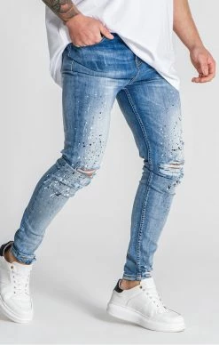 Gianni Kavanagh Light Blue Hydrate Jeans -MIKINY Prodejní prodejna gianni kavanagh light blue hydrate jeans 2