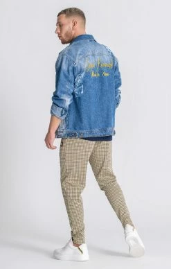 Gianni Kavanagh Jeansová Pánská Bunda 5 Gianni Kavanagh Jeansová Pánská Bunda -MIKINY Prodejní prodejna gianni kavanagh medium blue palace jacket 1