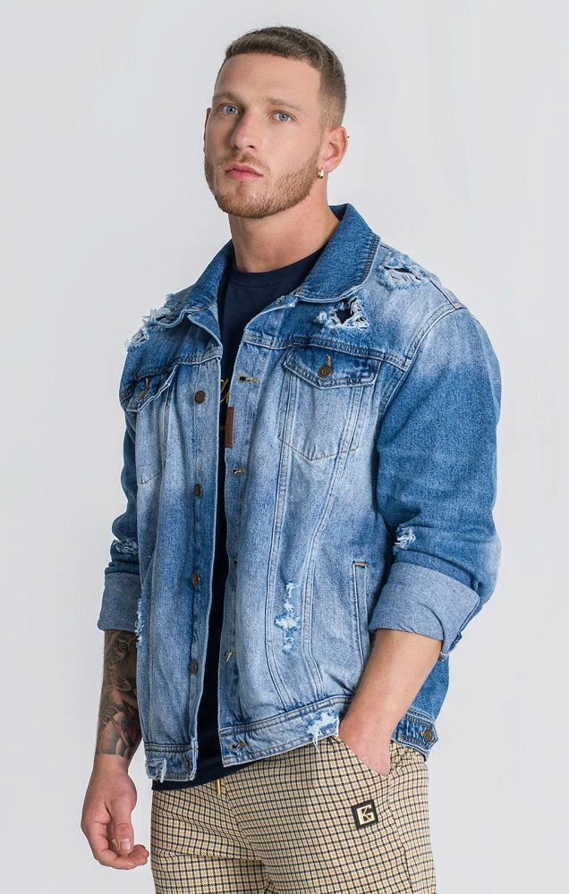 Gianni Kavanagh Jeansová Pánská Bunda 1 Gianni Kavanagh Jeansová Pánská Bunda