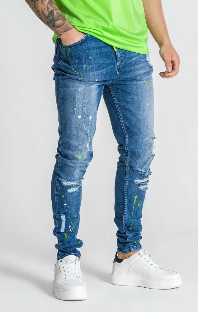 Gianni Kavanagh Medium Blue Torsion Skinny Jeans 5 Gianni Kavanagh Medium Blue Torsion Skinny Jeans – Bild 5