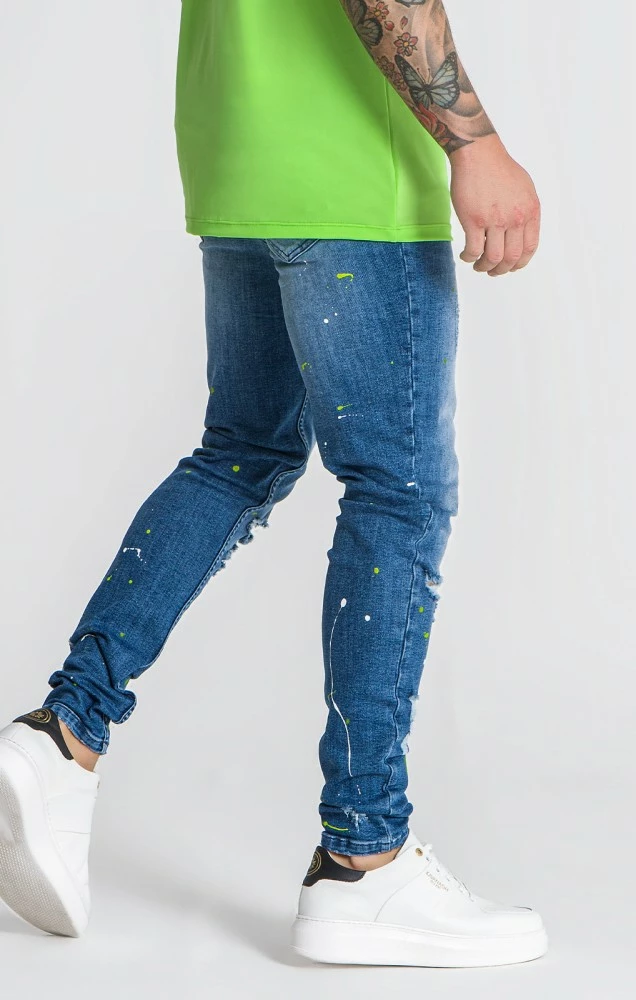 Gianni Kavanagh Medium Blue Torsion Skinny Jeans 6 Gianni Kavanagh Medium Blue Torsion Skinny Jeans – Bild 6