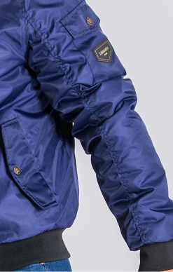 Gianni Kavanagh Navy Blue Vintage Coat -MIKINY Prodejní prodejna gianni kavanagh navy blue vintage coat 4