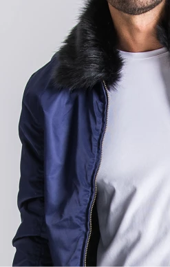 Gianni Kavanagh Navy Blue Vintage Coat -MIKINY Prodejní prodejna gianni kavanagh navy blue vintage coat 5